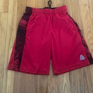 Reebok boys red shorts